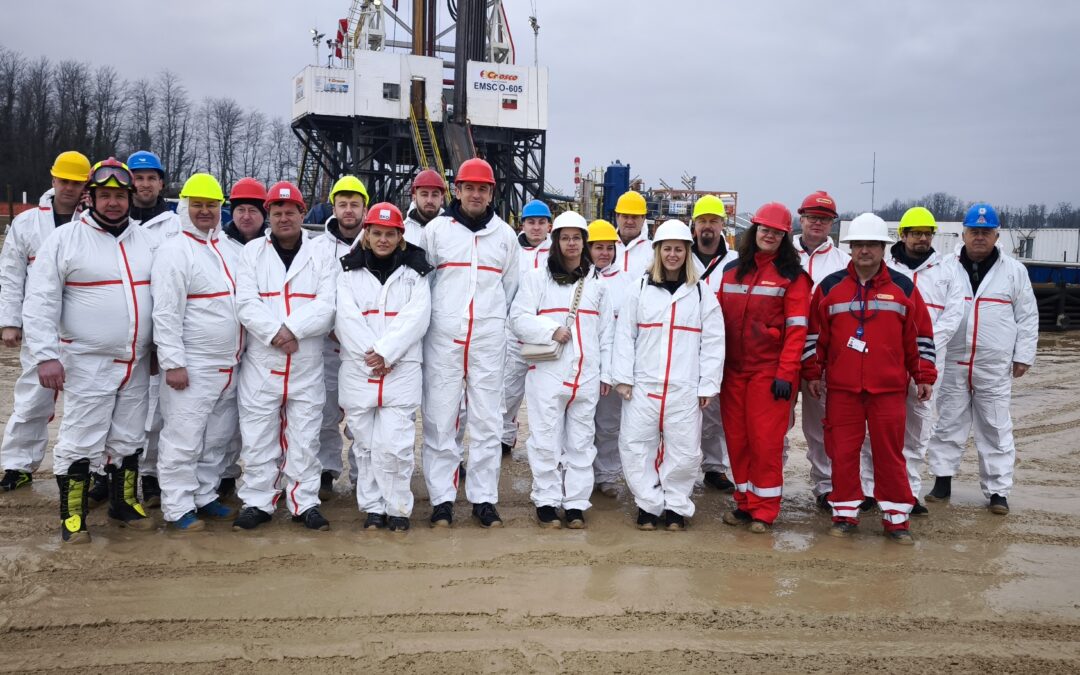 Stručno‑edukativni posjet plinskoj bušotini Međimurje 7 i bušaćem postrojenju EMSCO‑605